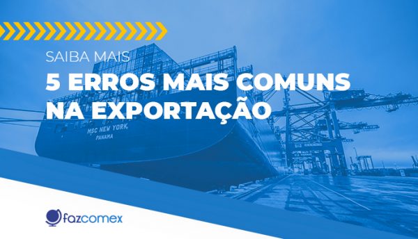 Erros comuns na exportação