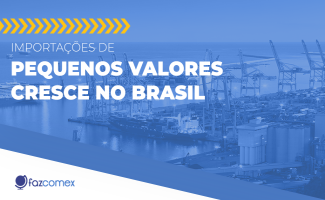 Importação de pequenos valores