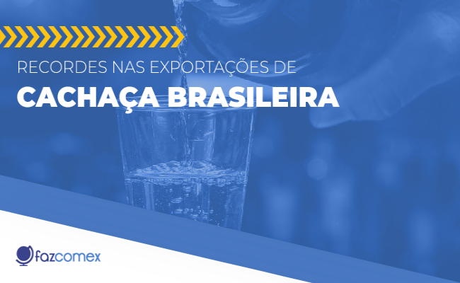 Exportações de cachaça brasileira