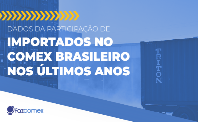 Importados no comex brasileiro