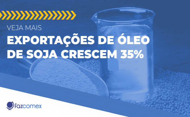 Exportações de óleo de soja