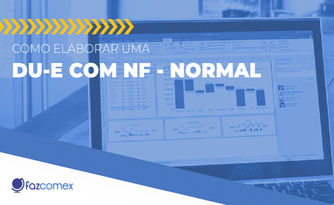 Elaborar uma DU-E com NF - Normal