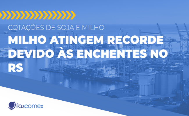 Cotações de soja e milho RS