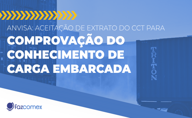 Extrato CCT conhecimento carga embarcada