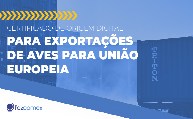 Certificado origem digital aves