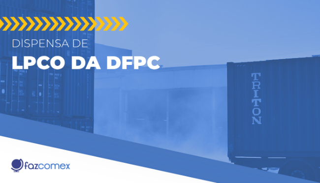 Dispensa de LPCO da DFPC