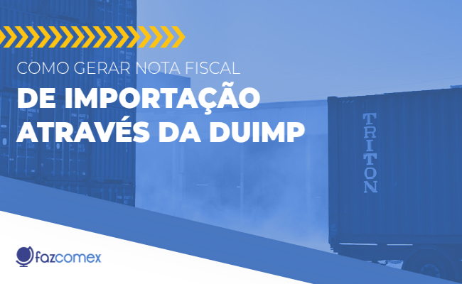 Nota Fiscal de Importação DUIMP