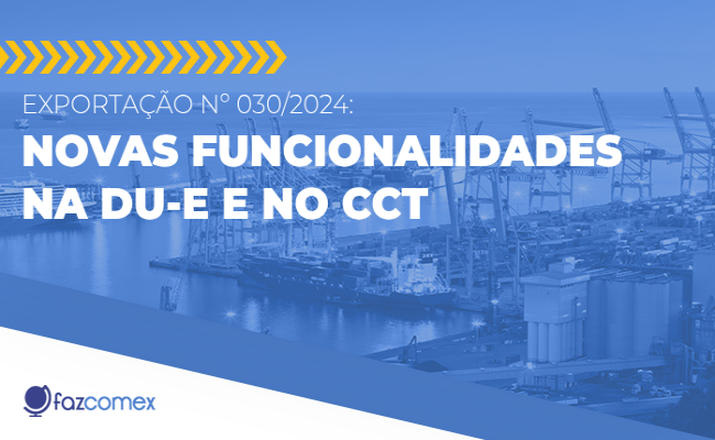 Descubra mais sobre as novas funcionalidades na DU-E e no CCT