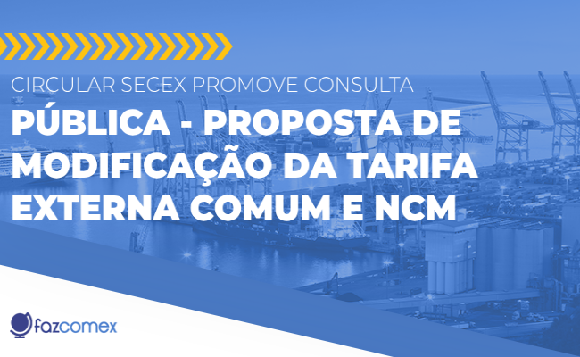 Consultas Públicas Secex NCM