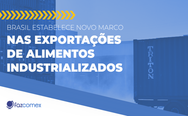 exportação alimentos industrializados