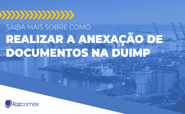 Anexação de documentos na Duimp