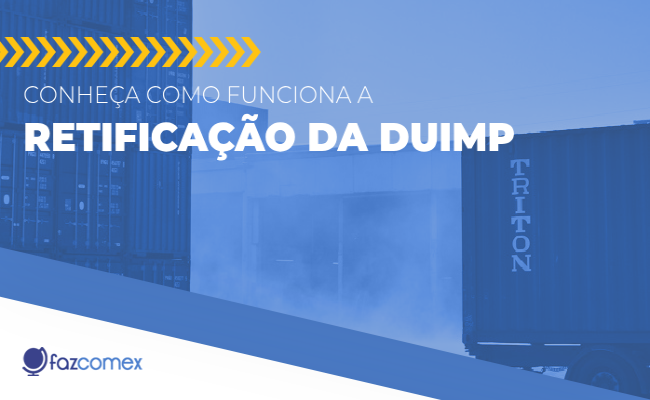 Retificação DUIMP