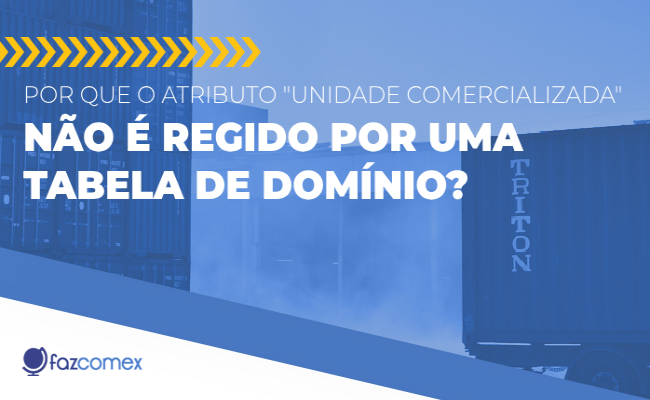 atributo "unidade comercializada" tabela de domínio