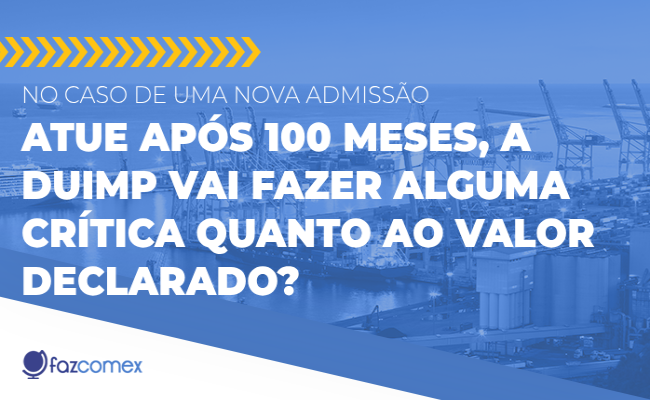 Admissão ATUE DUIMP