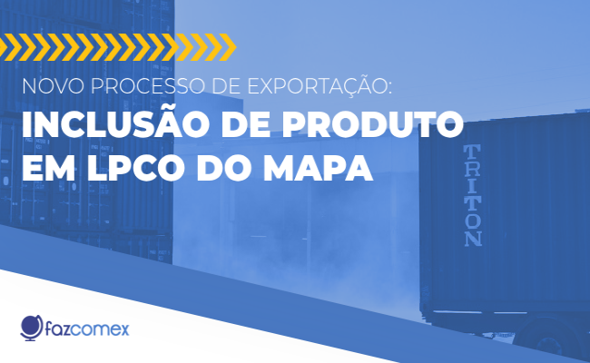 Descubra mais a respeito da inclusão de produto em LPCO do MAPA no NPE