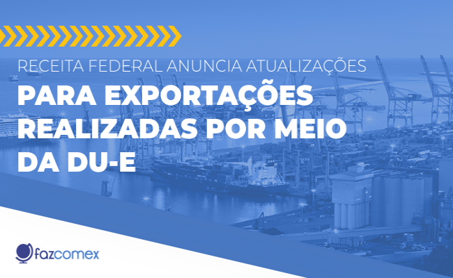 Atualização DU-E Receita Federal