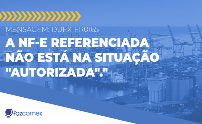 NF-e referenciada não está na situação "autorizada"