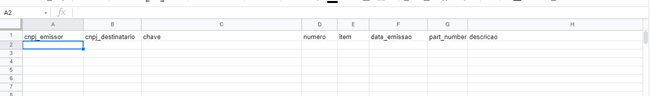 Nota Fiscal Mercado Interno XML