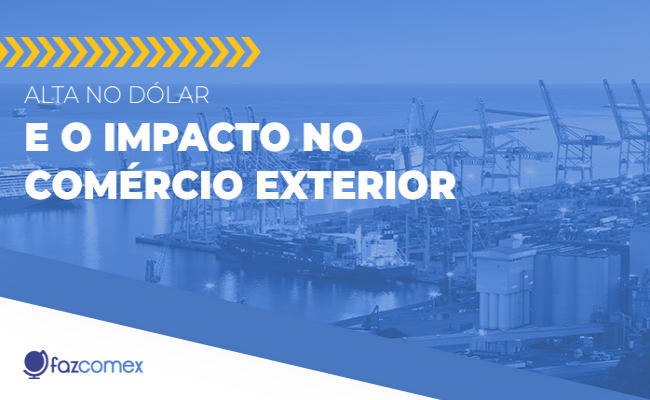 Veja a respeito da alta do Dólar e o impacto no Comércio Exterior
