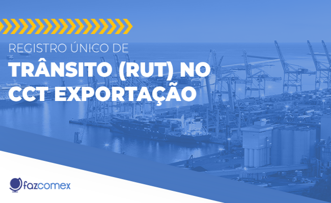 Registro Único de Trânsito CCT exportação