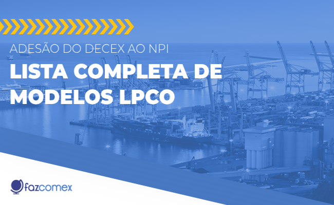 Ades&atilde;o do Decex ao NPI