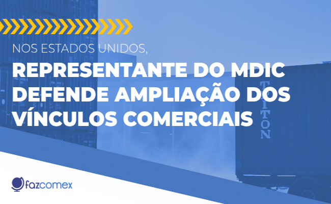Rela&ccedil;&atilde;o comercial com os Estados Unidos