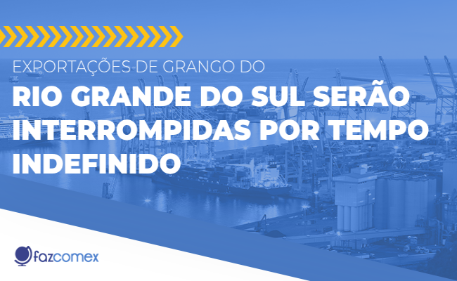 Exportações de frango do Rio Grande do Sul