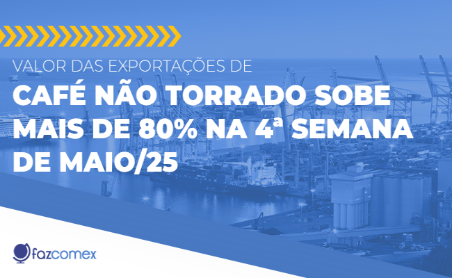 Exportações de café não torrado