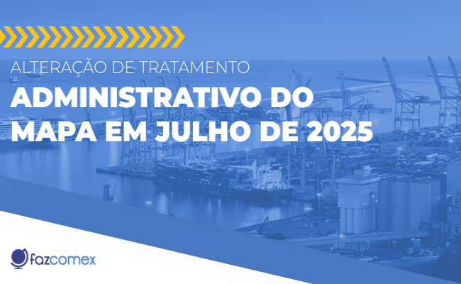Veja mais sobre a NSI, referente à alteração de tratamento administrativo do MAPA em 07/2025

