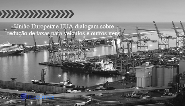 União Europeia e EUA dialogam sobre redução de taxas para veículos e outros itens. veja mais