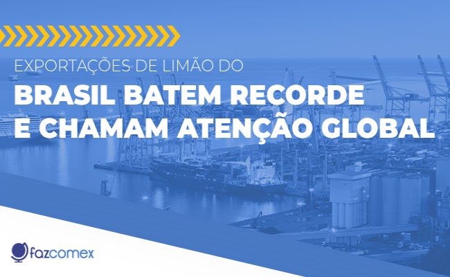 Veja mais sobre as exportações de limão que bateram recorde e chamam atenção global