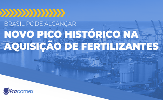 Importação de fertilizante