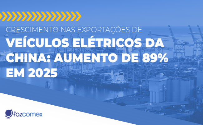 Exportações de veículos elétricos da China
