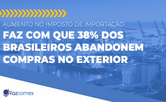 Aumento no II faz com que 38% dos brasileiros abandonem compras no exterior
