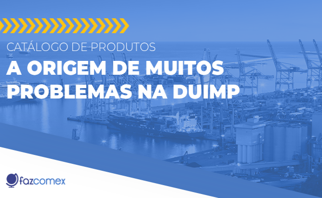 Catálogo de Produtos, a origem de muitos problemas na DUIMP. Saiba como resolver