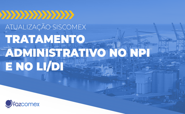 Tratamento Administrativo de Importação no NPI e no LI/DI: entenda os impactos no comex
