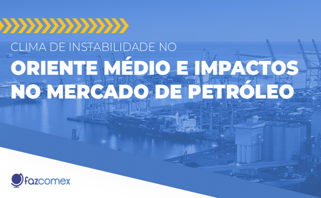 Clima de instabilidade no Oriente Médio e impactos no mercado de petróleo. Veja mais
